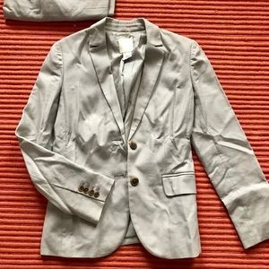Jcrew cotton blazer, EUC, 2